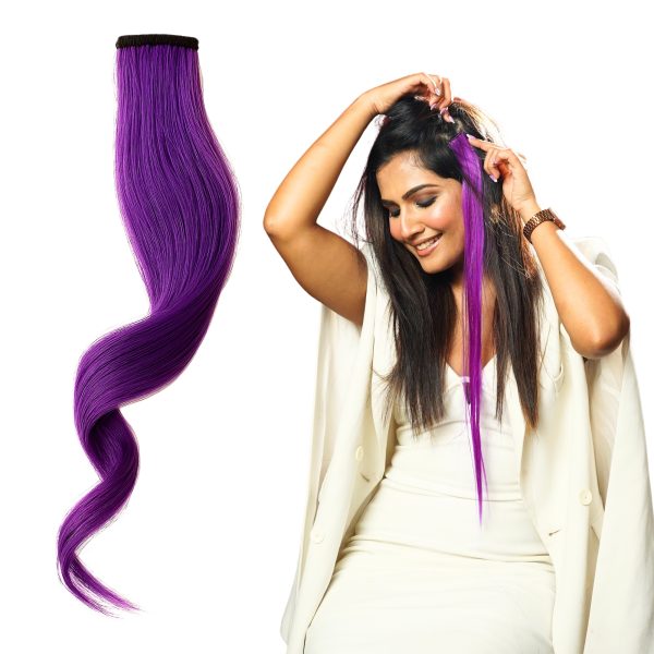 Purple Clip-In Hair